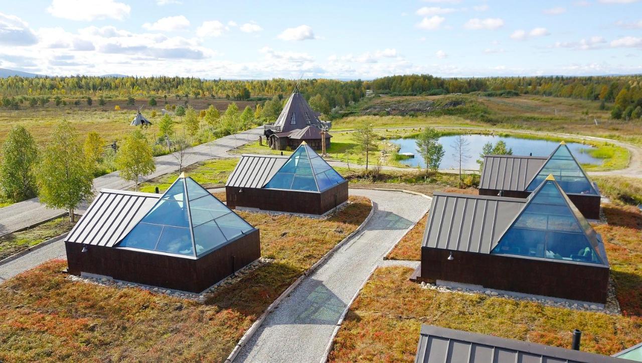 Aurora Pyramid Glass Igloos Kongas Exterior photo